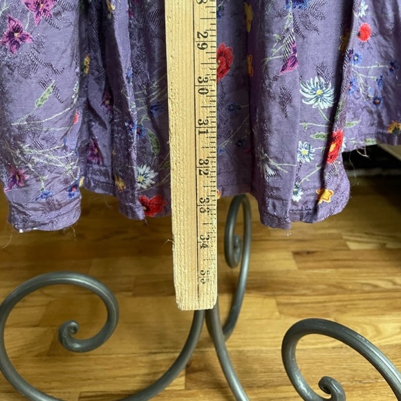 Vintage Requirements purple foral maxi skirt - Picture 4 of 4